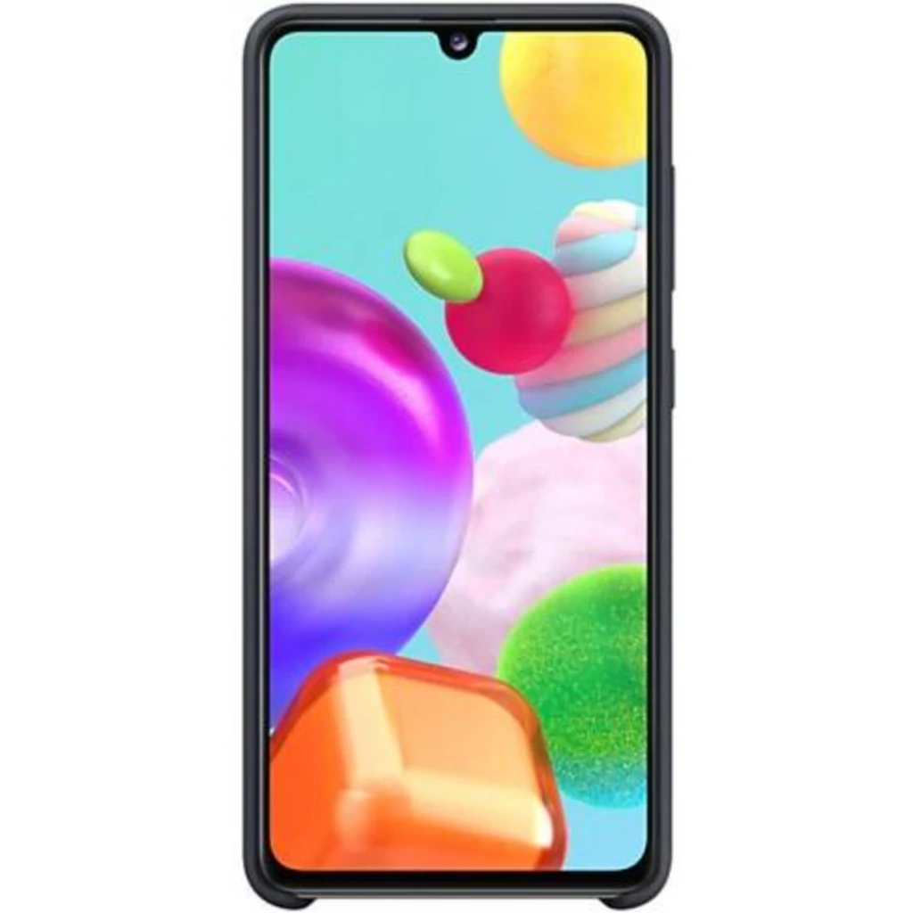 Чехол Samsung Silicone Cover Black для Samsung Galaxy A41 SM-A415