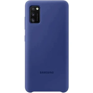 Цвет: Синий - Чехол Samsung Silicone Cover Blue для Samsung Galaxy A41 SM-A415 (EF-PA415TLEGRU)