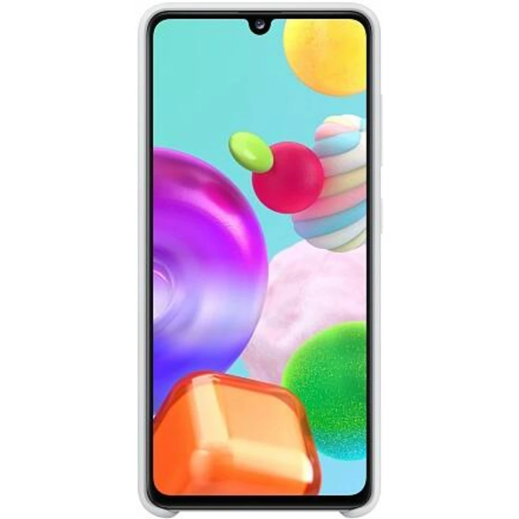 Чехол Samsung Silicone Cover White для Samsung Galaxy A41 SM-A415
