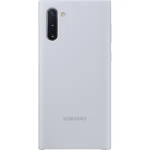 Колір: Сріблястий - Чохол Samsung Silicone Cover Silver для Samsung Galaxy Note 10 SM-N970 (EF-PN970TSEGRU)