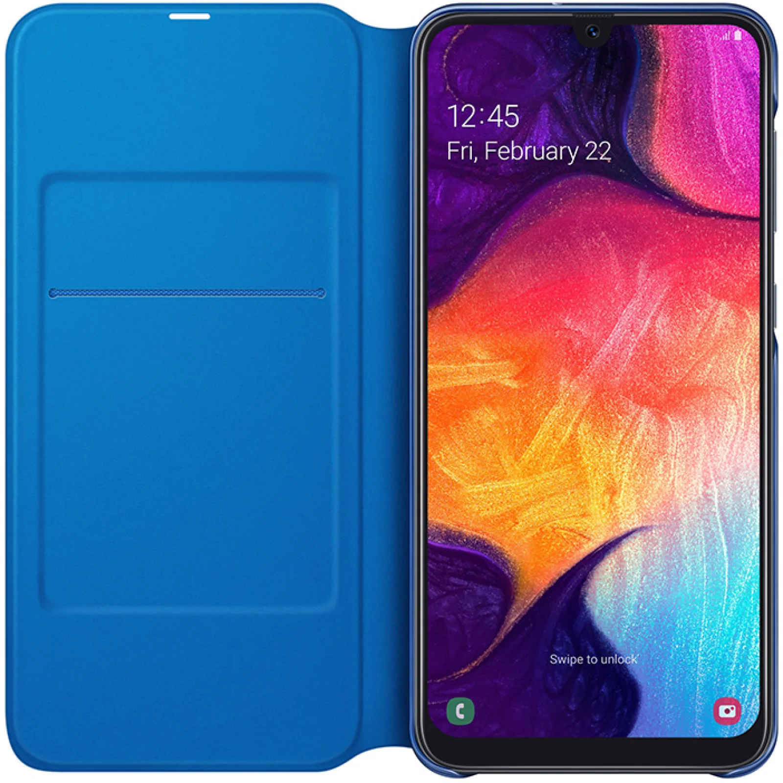 Чехол Samsung Galaxy A50 2019 (SM-A505) Flip Wallet Cover Black