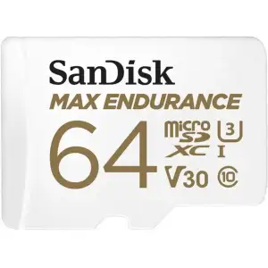 Карта пам’яті SanDisk 64 GB microSDXC Max Endurance UHS-I U3 V30 + SD adapter SDSQQVR-064G-GN6IA
