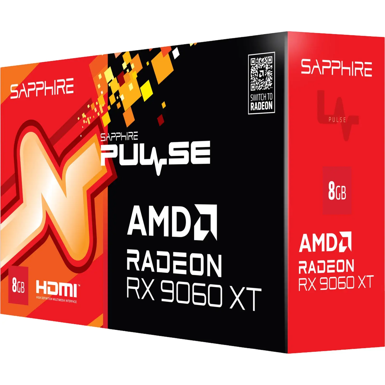 Видеокарта Sapphire Radeon RX 9060 XT Pulse 8GB (11350-05-20G) UA