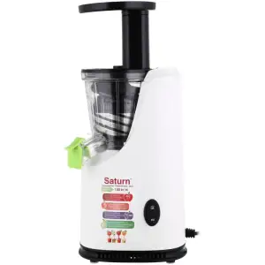 Соковитискач шнековий Saturn ST-FP7046 Білий/чорний UA