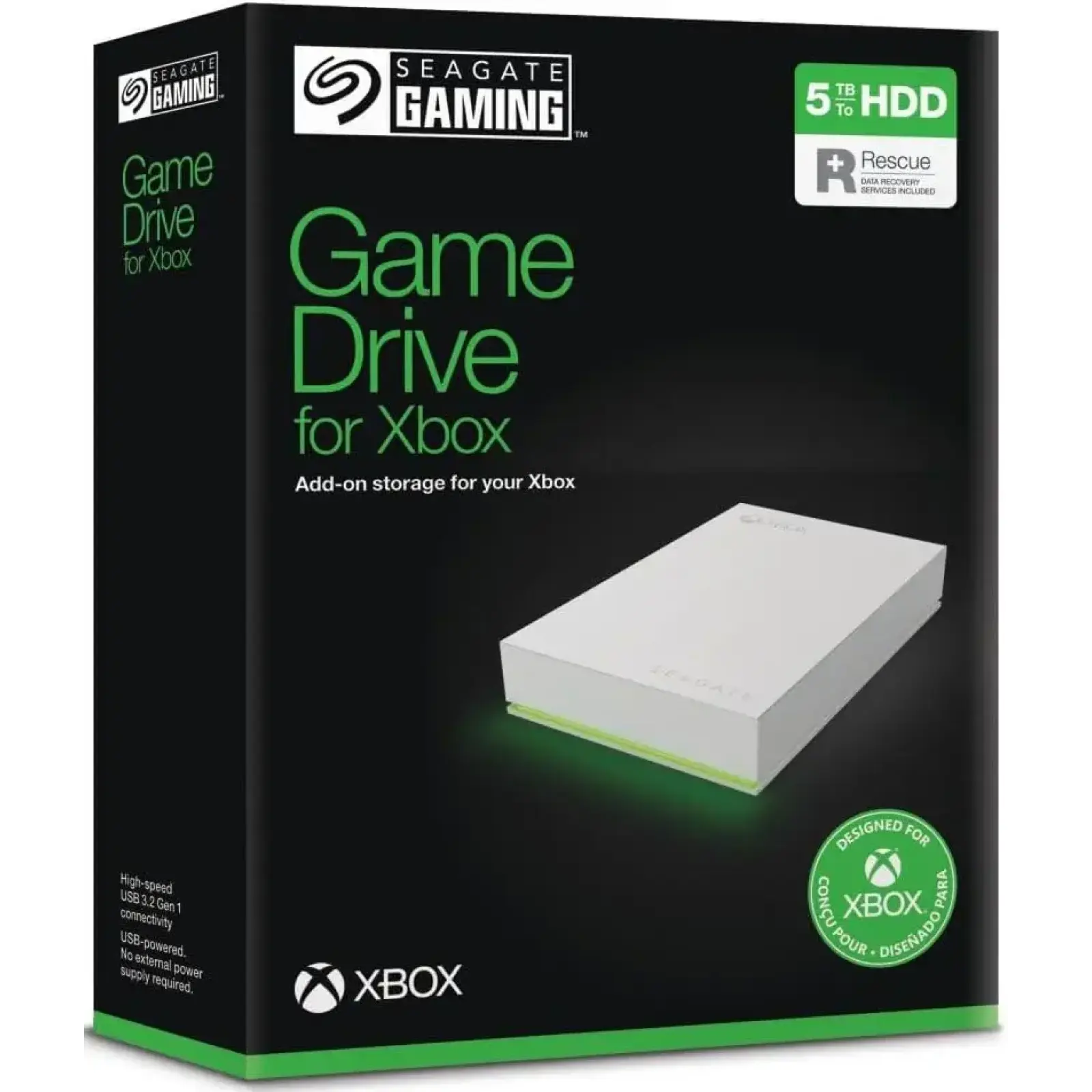 HDD зовнішній Seagate Game Drive 5TB For XBOX (STKX5000100)