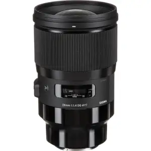 Широкоугольный объектив Sigma 28mm f/1.4 DG HSM Art Sony E