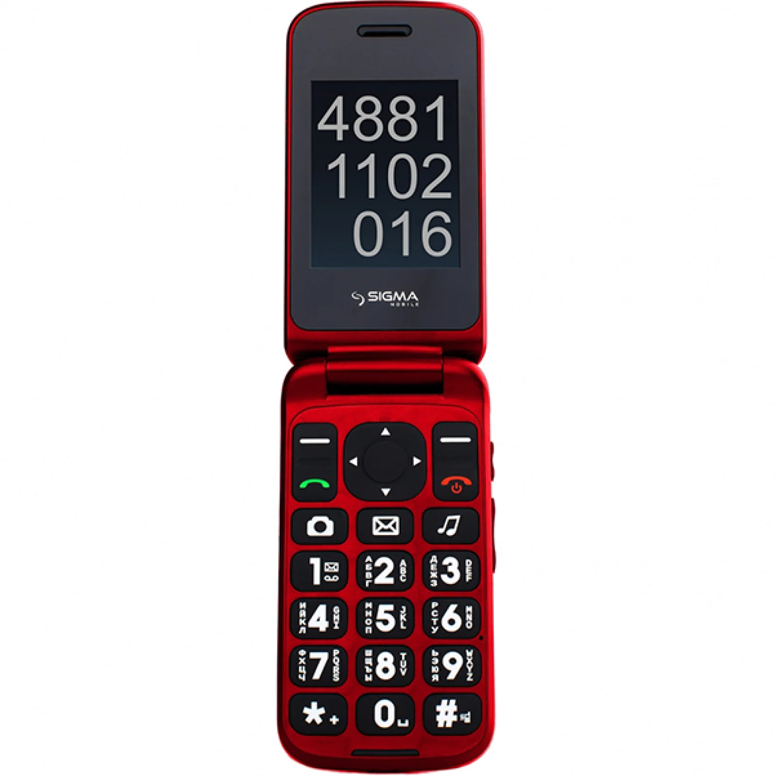 Мобільний телефон Sigma Mobile Comfort 50 Shell Duo Red UA