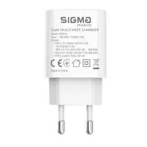 МЗП Sigma mobile X-power 33W GaN White (PS33-01) UA