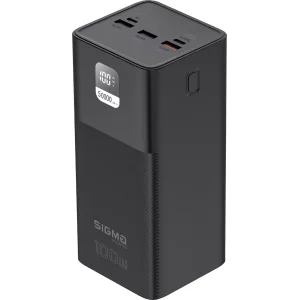 Внешний аккумулятор Sigma Mobile X-power SI50A6QLX 50000mAh Black UA