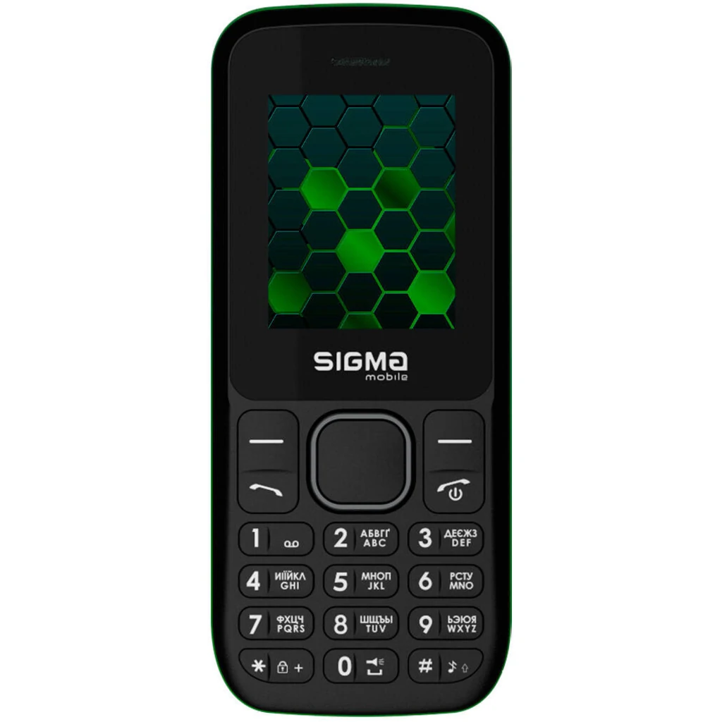 Мобильный телефон Sigma Mobile X-style 17 Update Dual Sim Black-Green UA