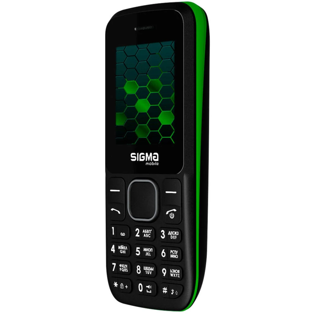 Мобильный телефон Sigma Mobile X-style 17 Update Dual Sim Black-Green UA
