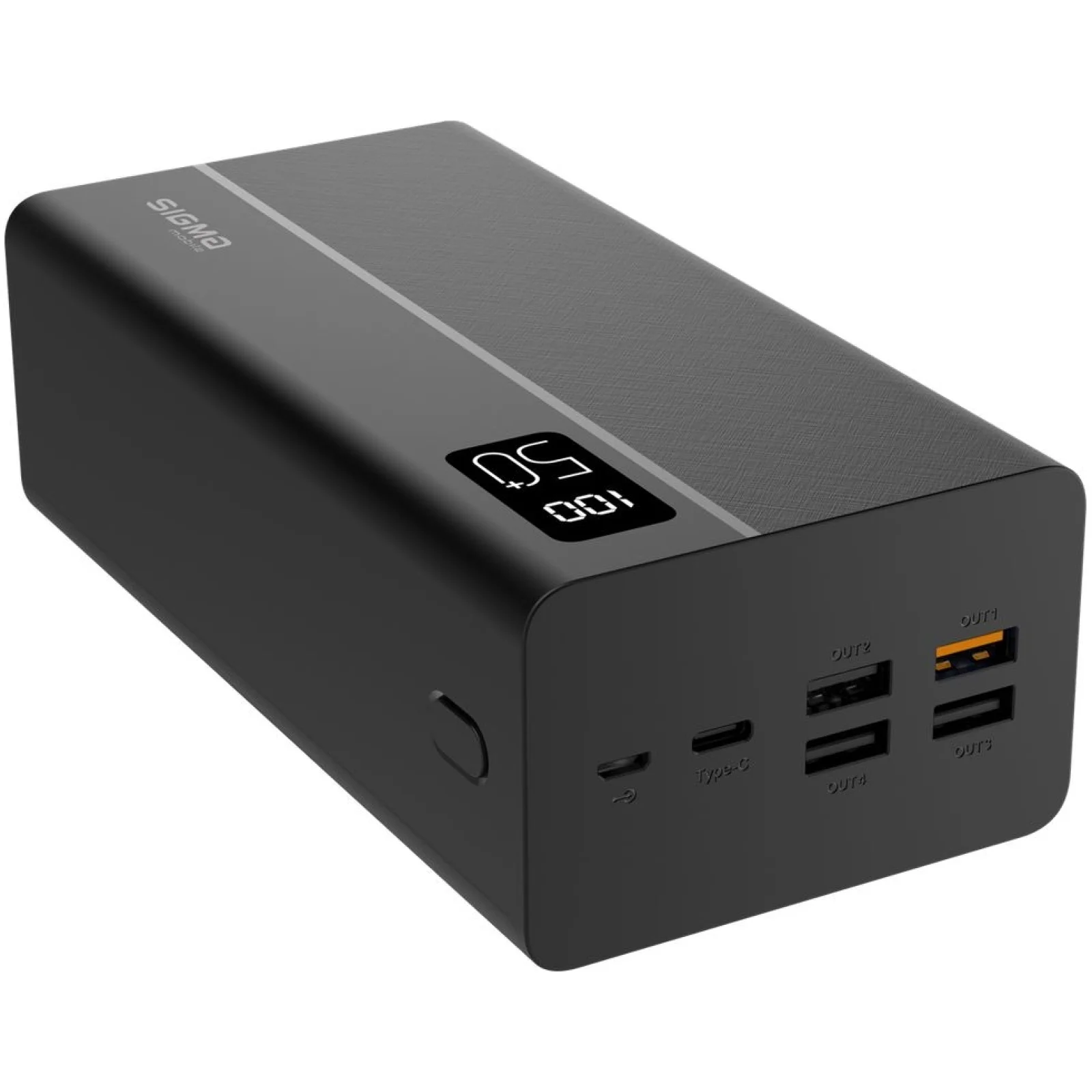 Зовнішній акумулятор Sigma Mobile X-power SI50A3QL 50000mAh Type-C/4xUSB (PD20W+QC22.5W) Black UA