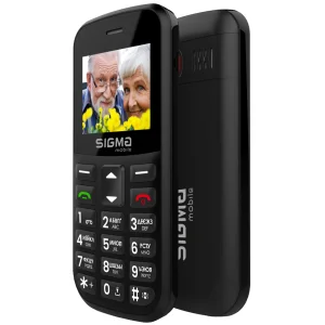 Телефон Sigma mobile Comfort 50 CF115 Easy Black UA