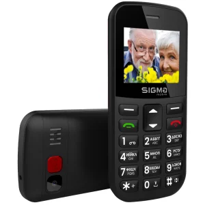 Телефон Sigma mobile Comfort 50 CF115 Easy Black UA