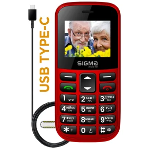 Телефон Sigma mobile Comfort 50 CF115 Easy Red UA