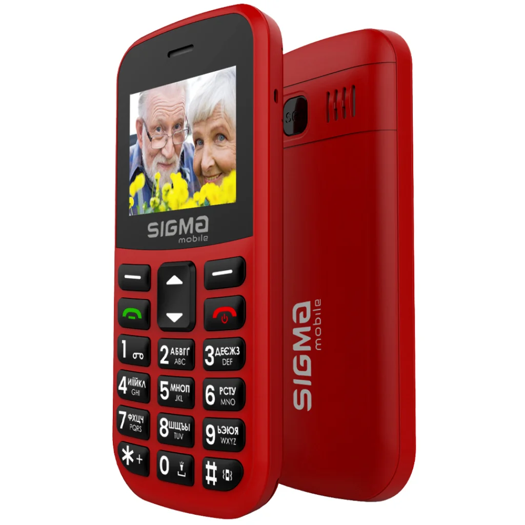 Телефон Sigma mobile Comfort 50 CF115 Easy Red UA