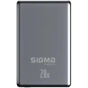 Внешний аккумулятор Sigma mobile X-power SI05A7QL-MAG 5000mah Gray UA