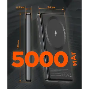 Внешний аккумулятор Sigma mobile X-power SI05A7QL-MAG 5000mah Gray UA