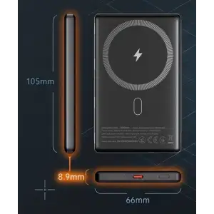 Внешний аккумулятор Sigma mobile X-power SI05A7QL-MAG 5000mah Gray UA