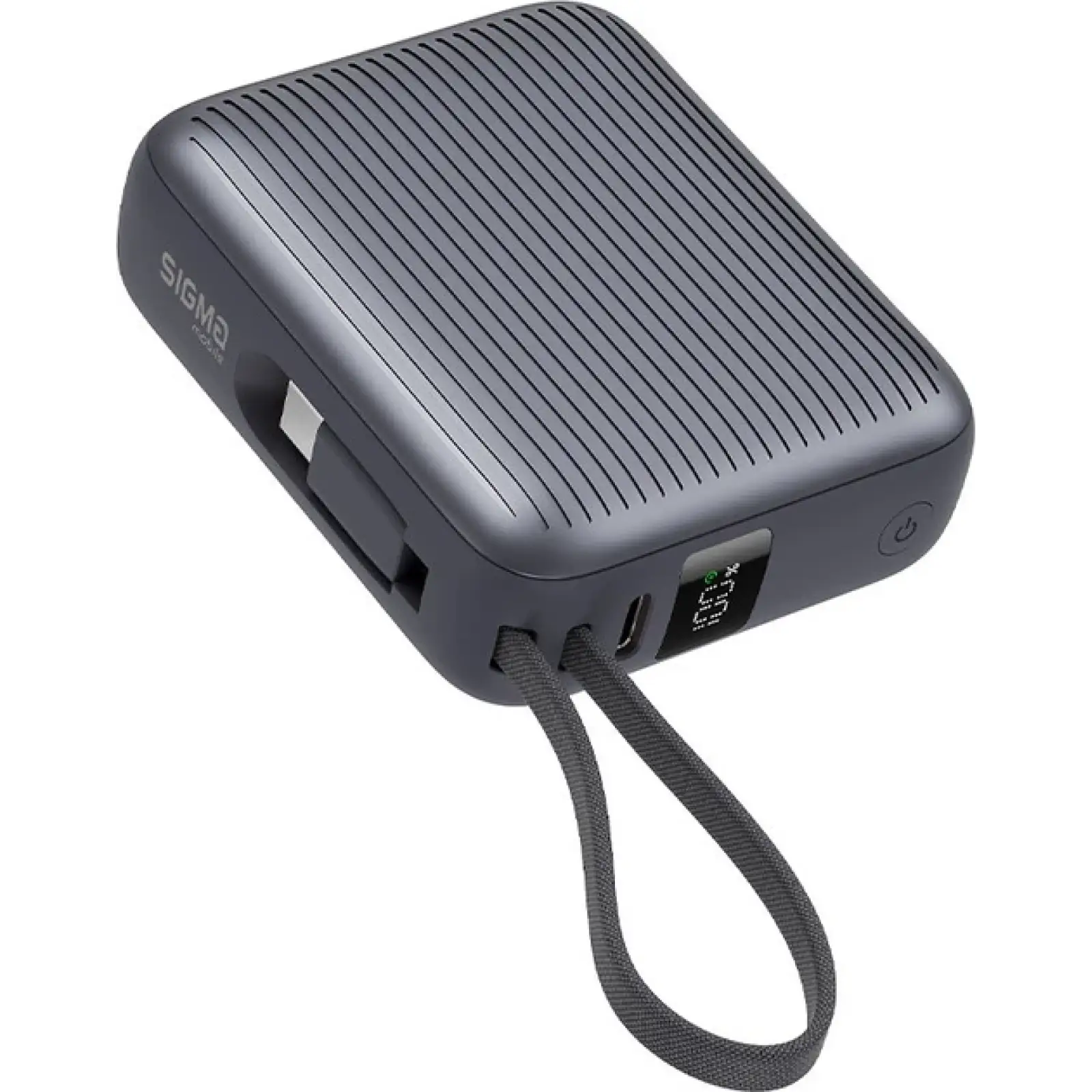 Зовнішній акумулятор Sigma mobile X-power SI10A5QL 10000 mAh 35W Grey UA