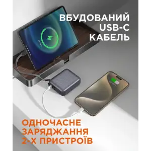 Зовнішній акумулятор Sigma mobile X-power SI10A5QL 10000 mAh 35W Grey UA