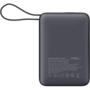 Зовнішній акумулятор Sigma mobile X-power SI20A5QLX 20000 mAh 45W Grey UA