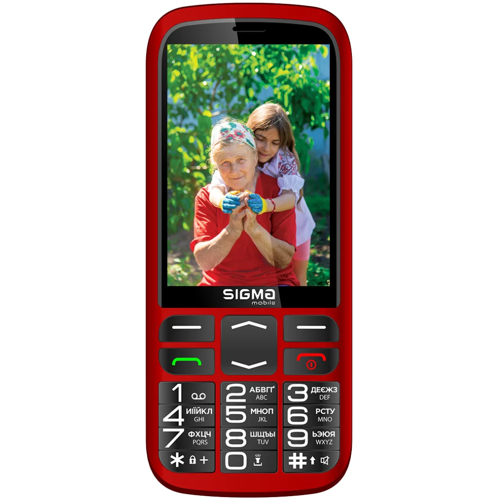 Мобильный телефон Sigma Mobile Comfort 50 Optima Red Type-C UA