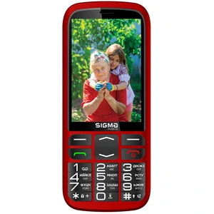 Телефон Мобільний телефон Sigma Mobile Comfort 50 Optima Red Type-C UA