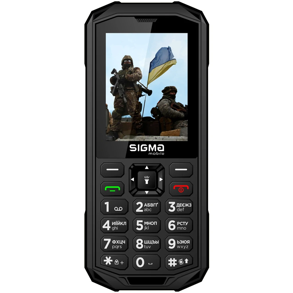 Телефон Sigma Mobile X-treme PA68 Black UA