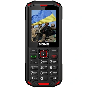 Телефон Sigma Mobile X-treme PA68 Black-Red UA