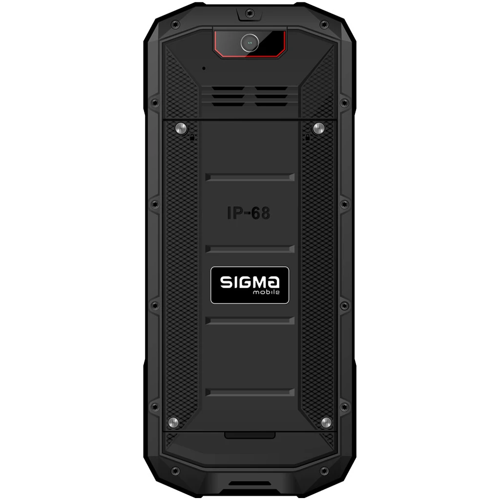 Телефон Sigma Mobile X-treme PA68 Black-Red UA