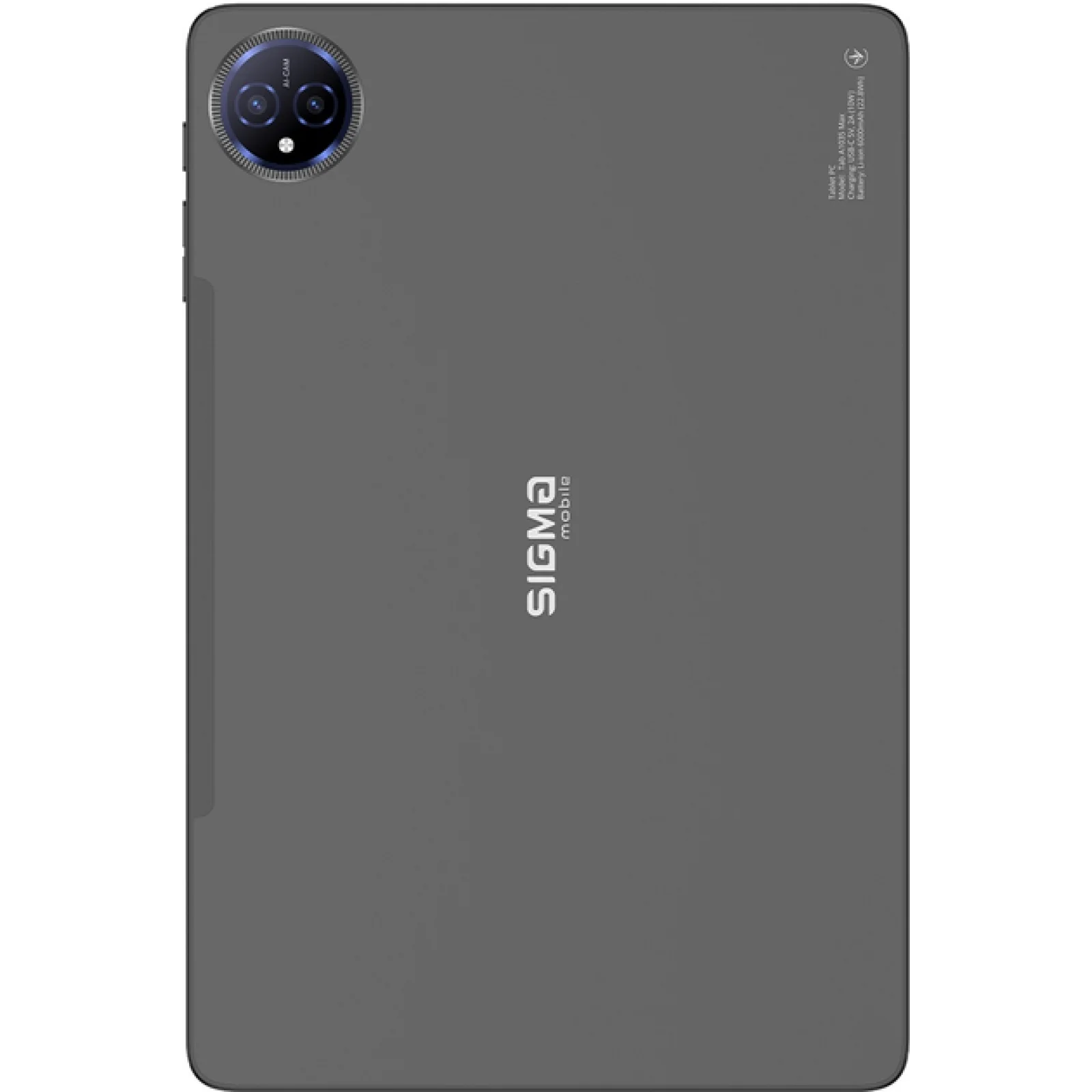 Планшет Sigma Mobile Tab A1035 Max 8/128GB Dark Grey UA