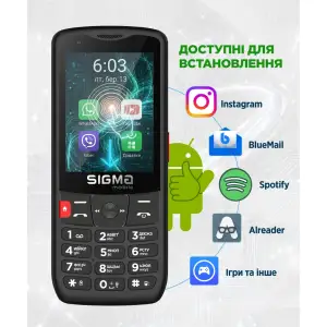 Телефон Sigma mobile X-style S3501 Dual Sim Black (4827798345511) UA