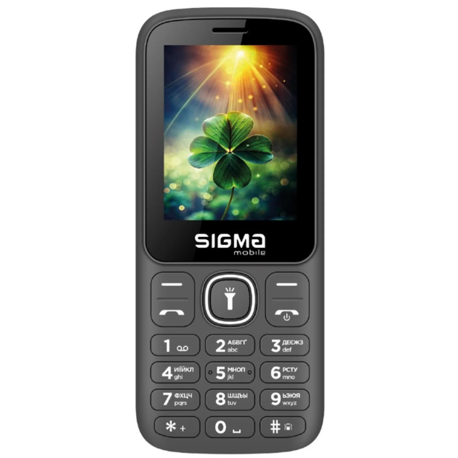 Телефон Sigma Mobile X-style 242 LUCKY Grey UA