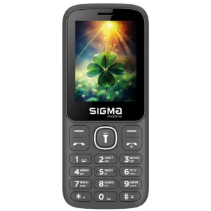 Телефон Sigma Mobile X-style 242 LUCKY Grey UA