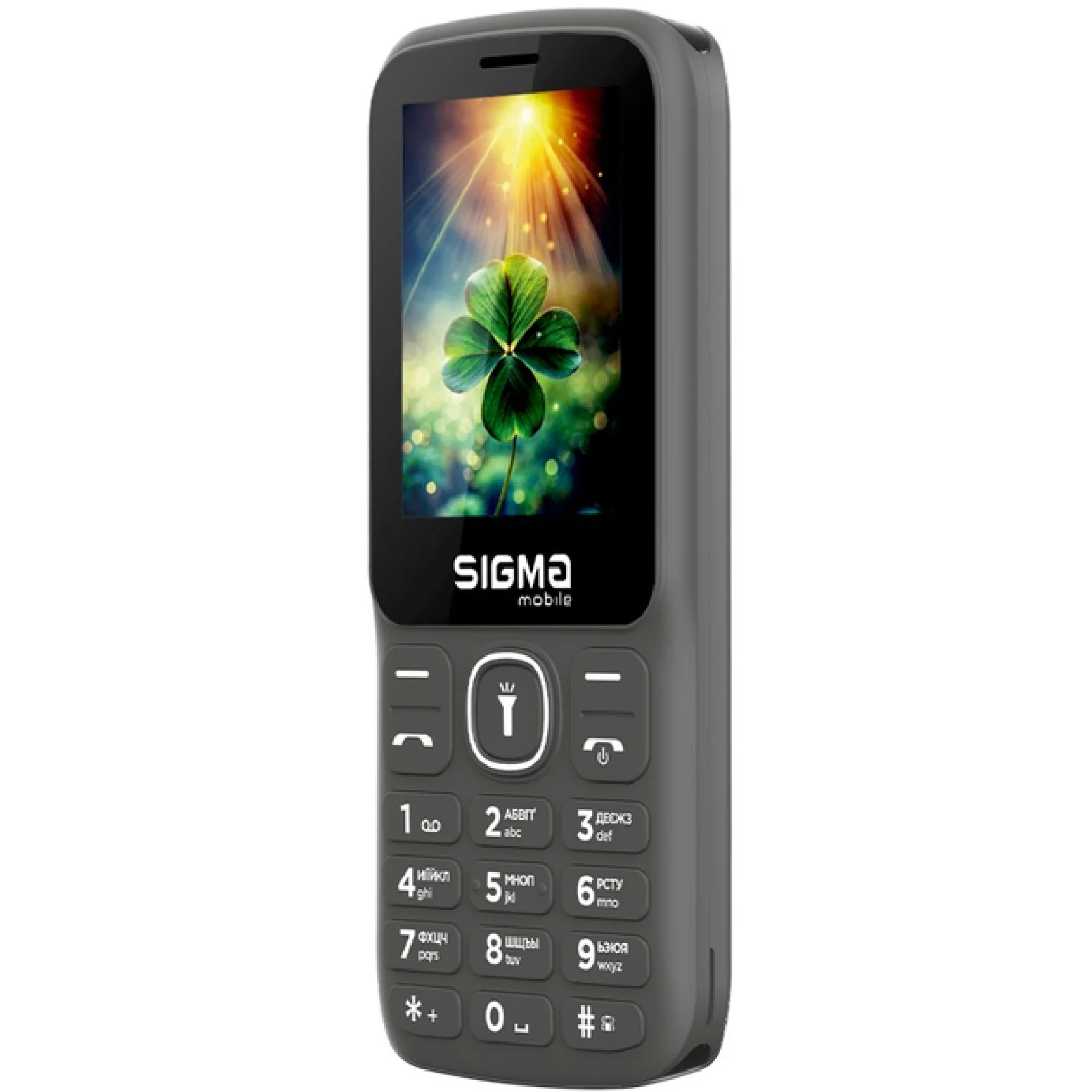 Телефон Sigma Mobile X-style 242 LUCKY Grey UA