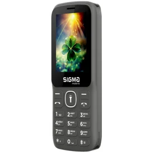 Телефон Sigma Mobile X-style 242 LUCKY Grey UA