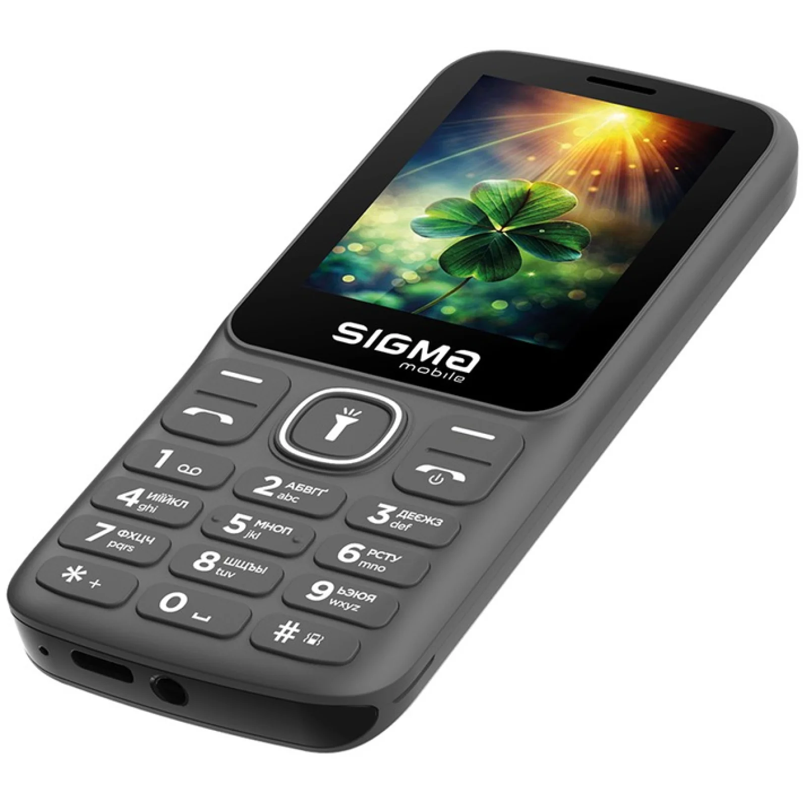 Телефон Sigma Mobile X-style 242 LUCKY Grey UA