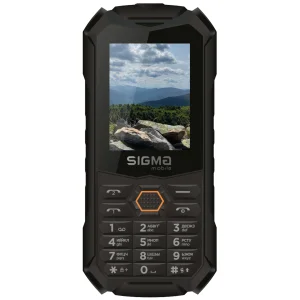 Цвет: Оранжевый - Телефон Sigma X-treme PV68 Black-Orange UA