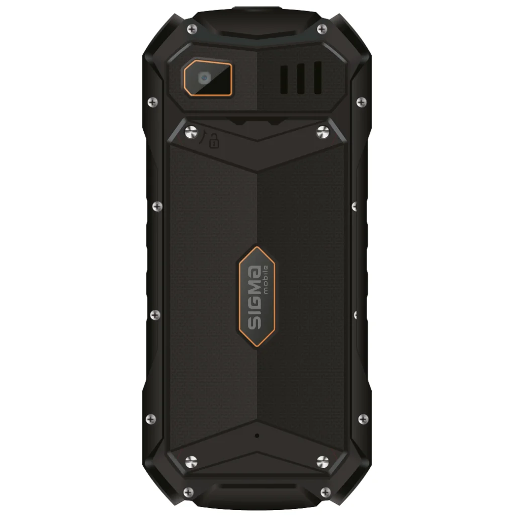 Телефон Sigma X-treme PV68 Black-Orange UA