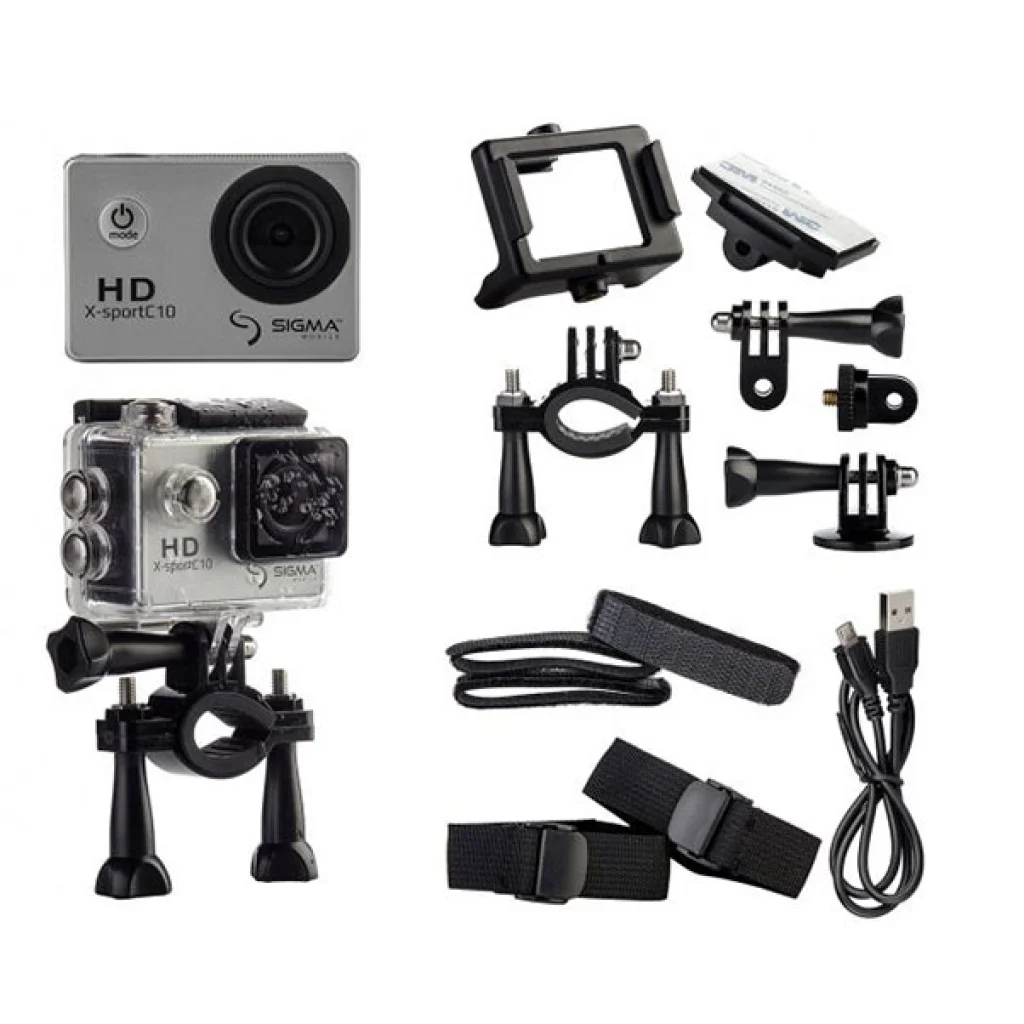 Экшн-камера Sigma mobile X-sport C10 Aqua BOX KIT Black UA