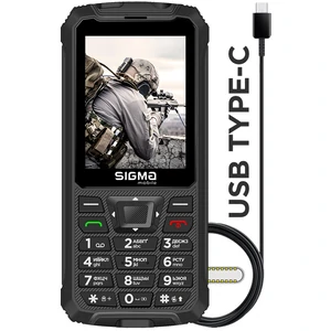 Смартфон Sigma Mobile X-treme PR68 Type-C Black UA