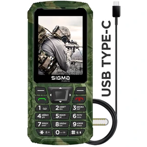 Колір: Зелений - Смартфон Sigma Mobile X-treme PR68 Type-C Khaki UA