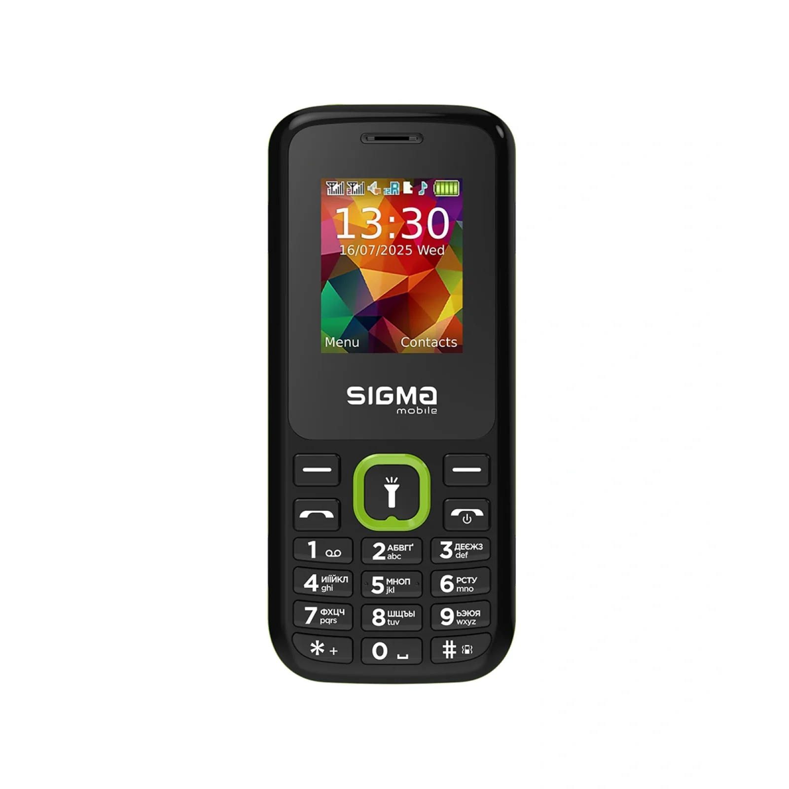 Телефон Sigma Mobile X-style 171 MINI Black-Green UA