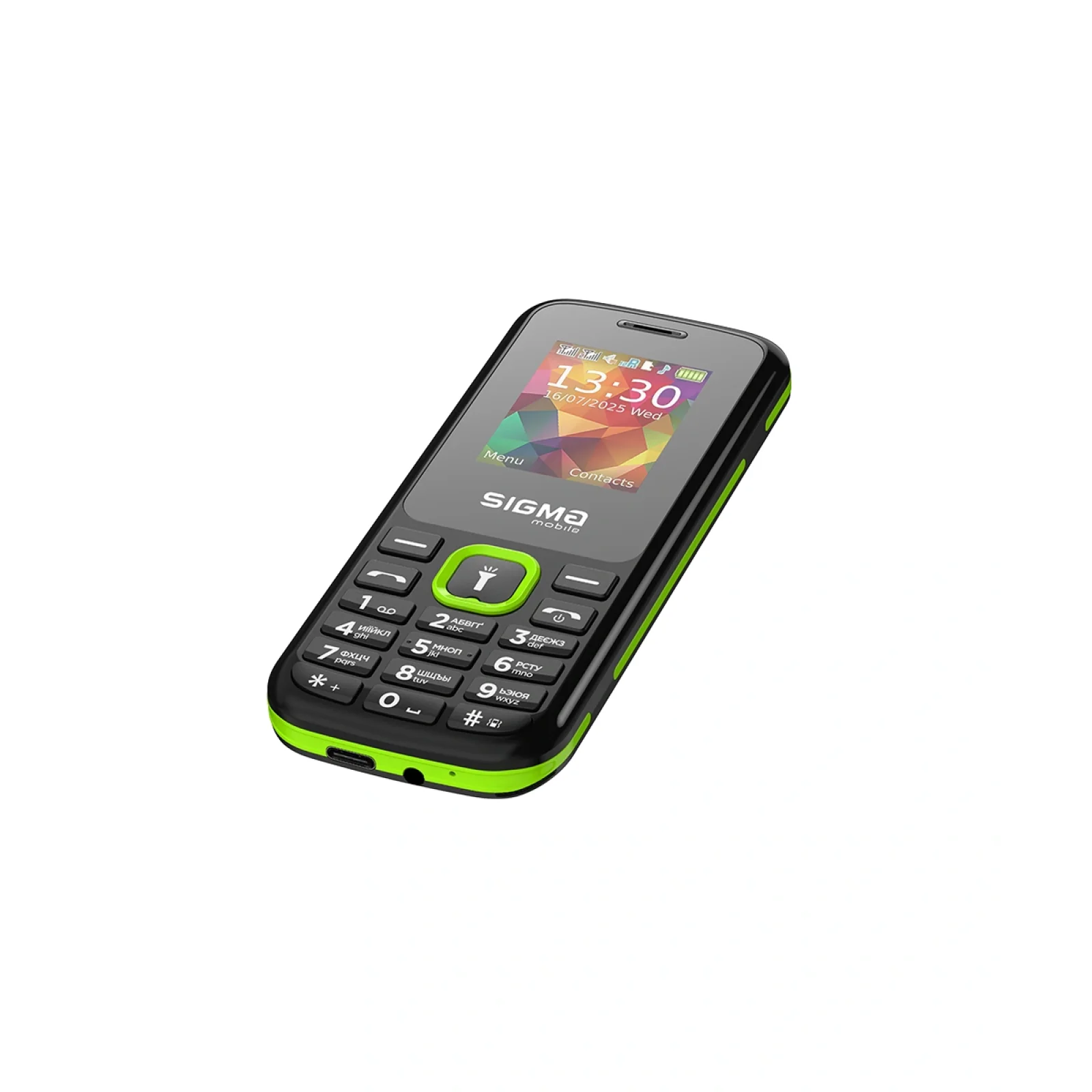 Телефон Sigma Mobile X-style 171 MINI Black-Green UA