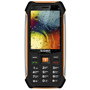 Телефон Sigma Mobile X-style 323 RAIN Black-Orange UA