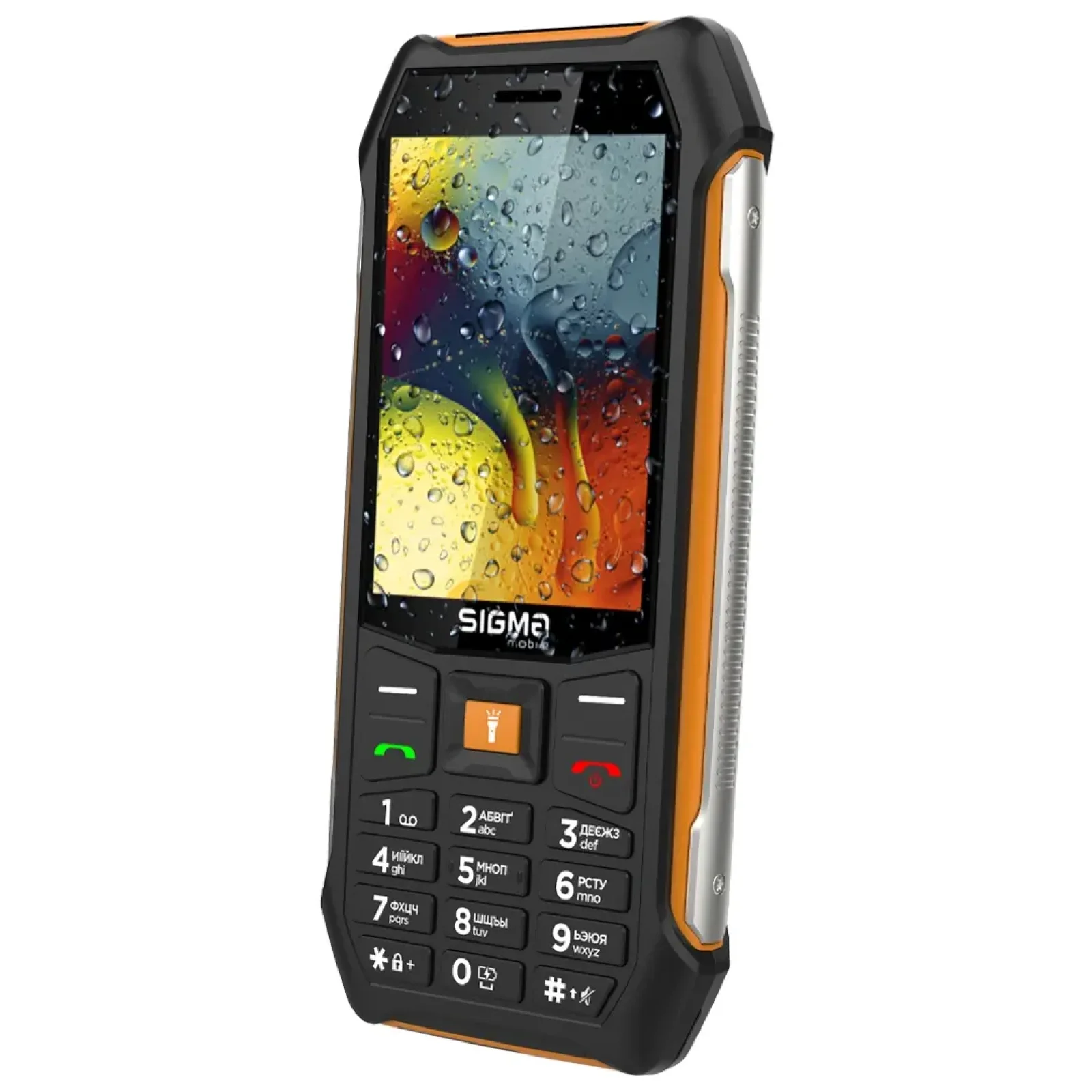 Телефон Sigma Mobile X-style 323 RAIN Black-Orange UA