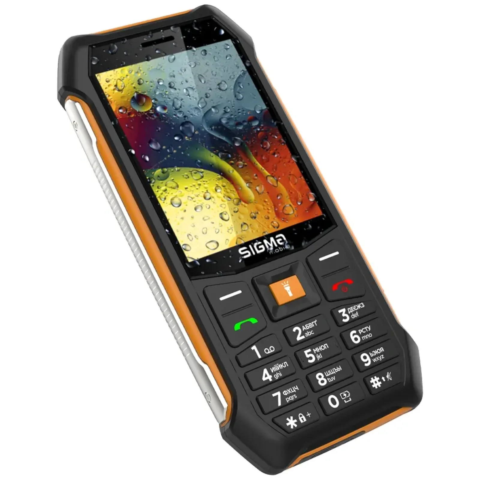 Телефон Sigma Mobile X-style 323 RAIN Black-Orange UA
