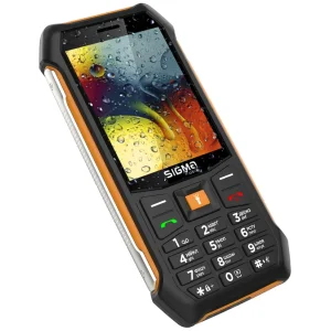Телефон Sigma Mobile X-style 323 RAIN Black-Orange UA
