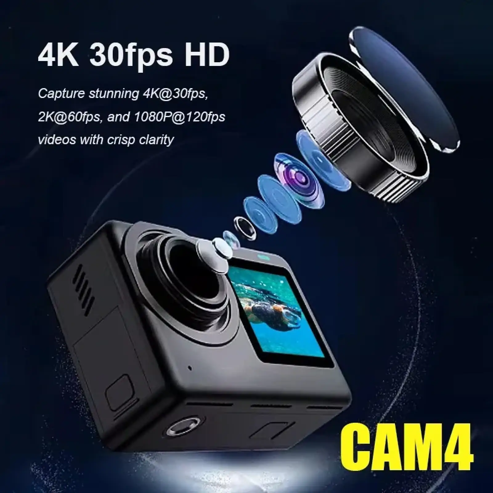 Экшн-камера SJCAM CAM4 Black